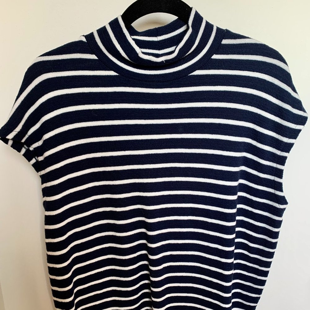 MADEWELL NWT Navy striped shirt